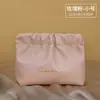 Bolsa de armazenamento de batom INS, porta-moedas portátil, bolsa para absorventes, bolsa de armazenamento pequena requintada, cor sólida