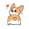 Adesivos de Tatuagem Fofos de Corgi Amarelo para Cobrir Cicatrizes no Braço para Mulheres Simples de Nicho Corgi Tatuagem à Prova d'Água de Longa Duração para Mulheres