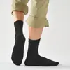 Calcetines de Algodón Puro Personalizados para Hombre, Calcetines de Algodón Absorbentes del Sudor y Anti-Olor, Calcetines de Negocio de Algodón Peinado, Calcetines de Media Pantorrilla para Hombre, Calcetines para Hombre al por Mayor