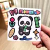 Desenho coreano ins adesivo fofo para diário adesivo à prova d'água coração de menina diy copo decoração de copo térmico adesivo pequeno