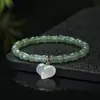 Pulsera Paso a Paso de Bambú de Jade Dongling 2024 Nueva para Novia Regalo de Vacaciones Pulsera de Cuentas de Transferencia de Calabaza de Cristal