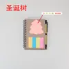 Mini Caderno A6 para Estudante Bloco de Notas Simples Caderno Espiral Logo Imprimível Diário Atacado Portátil