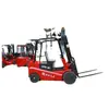 Carro de Herramientas de Carga de Equilibrio de Cuatro Puntos, Apilador Eléctrico Sentado, Carretilla Elevadora de Manejo y Carga de Mercancías de Almacén