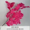 Serie Rojo Rosado de Flores Artificiales para Decoración de Bodas, Materiales Florales para Decoración del Hogar, Arreglos Florales Artificiales para Bodas