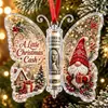 Ornamentos de Presente em Dinheiro Borboleta de Novo Produto Transfronteiriço Tubo de Borboleta de Natal Presente em Dinheiro