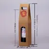 Caixa de Vinho Tinto Caixa de Papelão Caixa de Vinho Caixa de Embalagem para Vinho Branco Saco de Papel para Presente Bolsa de Ombro Bolsa para Vinho Dupla Garrafa Papel Kraft
