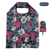 Em estoque Bolsa de Compras Dobrável Portátil para Supermercado Poliéster 190T Estampada Bolsa Ecológica Atacado de Fábrica Bolsa de Compras para Celular