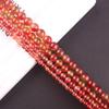 Calcedonia Cristal de Sandía Cuentas Sueltas Accesorios para Joyería Pulseras de Cuentas Hechas a Mano DIY Collares Cuentas de Buda Cristal Rojo Venta al por Mayor