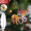 Em Estoque Website Independente Item Mais Vendido Ébano Cavalo Majestade 2D Acrílico Decorativo Preto Ébano Cavalo Estatueta Novo