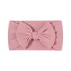 Diadema Elástica de Nylon Tejida a Mano de Color Sólido con Lazo de Ala Ancha para Niños, Amazon Europeo y Americano Transfronterizo, Accesorios para el Cabello Infantil 228