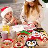 ZK046 Cartão de decoração DIY feito à mão de boneco de neve de Natal cartão para jardim de infância cartão para adereços de foto decoração