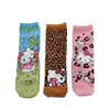 Calcetines de Media Pantorrilla Nuevos Lindo Versátil KT Cat Primavera/Verano, Estilo Dibujos Animados Súper Lindo Hello Kitty Algodón Absorbentes de Sudor Sin Costuras