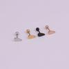 Mini ins Acero Inoxidable 316L Relámpago Ojos de Serpiente Gotas de Agua Aretes Perforación Joyería Venta al por Mayor