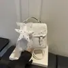 Mochila versátil de moda estilo universitario, linda mochila escolar de estudiante estrella, bolso multifuncional para mujer de hombro y cruzado, dulce