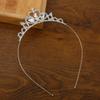 Tiara Corona Estilo Coreano Transfronteriza para Niños Pequeña Princesa Moda Simple Corona de Cumpleaños de Gama Alta Accesorios Tiara Venta al por Mayor