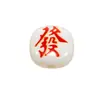 Cuentas de Letras de Acrílico para Mahjong con Agujero para Cadena de Teléfono, Llavero, Collar, Accesorios de Joyería Hechos a Mano para DIY, Colgante al por Mayor