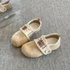 Sapatos versáteis de nicho estilo coreano com tiras de velcro estilo cartoon, sapatos Birkenstock para estudantes, tênis casuais de design moderno