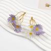 Simulação 5 Ramo Pequena Margarida Atacado Casamento Casamento Flor Decoração de Parede DIY Mori Headwear Guirlanda Grampo de Cabelo Acessórios de Decoração de Flores
