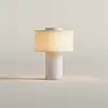 Luminária de Mesa Recarregável Bvlgari Luxury Stone Atmosphere para Quarto, Estudo, Bar de Hotel, Mesa de Cabeceira, Mesa de Jantar, Escrivaninha, Luminária de Mesa de Mármore