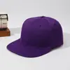 Gorra de Béisbol Hip-Hop Temu Visera Plana Etiqueta Lavada Exclusiva para Dropshipping No Transfronterizo Gorra Plana de Verano con Visera Dura de Seis Piezas