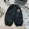 Pantalones de Forro Polar para Niños Invierno 2026 Estilo Nuevo Pantalones Deportivos para Niños Cálidos Estilo Coreano Pantalones Largos para Bebé Otoño/Invierno Pantalones de Pierna Ancha