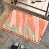 Alfombra de Barro Diatomeas Mármol Simple Transfronteriza Dorado Esmeralda Chapado Absorbente Baño Antideslizante Fácil Cuidado Felpudo Alfombra de Secado Rápido