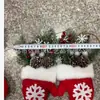 Pelúcia de Natal Meias de Natal Enfeites de Parede Árvore de Natal Pequenos Enfeites Adereços de Decoração Suprimentos de Decoração