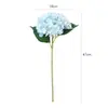 Flores de hortensia artificiales, flores decorativas artificiales para sala de estar del hogar, decoración de boda, flores artificiales para arco, flores falsas de hortensia al por mayor