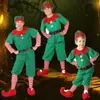 Disfraces de Navidad para Niños Niños y Niñas Elfos de Navidad Disfraz Ropa de Navidad para Niños Disfraces de Actuación para Padres e Hijos