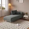 Sillón de lujo moderno minimalista para sala de estar, dormitorio, hotel o casa de huéspedes; una silla reclinable cómoda para usar junto a la cama; un sofá pequeño