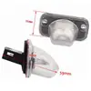 Adequado para Volkswagen Golf 5Plus Passat Skoda 06-08 Luz de Placa 18 LEDs Luz Branca Cabeça Redonda 2 Peças