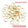 Aleación Corazón Calado Colgante Pequeño Accesorios para Joyería DIY Colgante para Collar Pulsera 0.4g