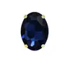 Broca de garra de cristal oval em forma de ovo de cristal de vidro furadeira costurada à mão material para acessórios de vestido de noiva acessórios de cabelo