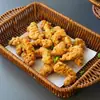 Vajilla creativa y moderna para restaurantes de hot pot, platos para verduras, bandejas de mimbre para frutas, cestas para snacks y comida frita, bandejas pequeñas para cerdo crujiente, cestas para platos