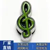 Accesorios para zapatos tipo zueco de nuevo estilo, serie de música metálica, dijes versátiles para zapatos, hebillas para zapatos tipo zueco, decoraciones para zapatos