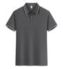 Camisa Polo de Negocios al por Mayor Verano Cómodo Algodón Elástico Manga Corta Cuello Campana Transpirable Ropa de Trabajo para el Lugar de Trabajo Top para Viajar al Trabajo
