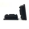 Tapón de tubo ranurado de 40*60 con orificio rectangular para tornillo, de acero inoxidable, para muebles, de plástico, para patas de sofá y mesa