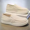 Zapatos Zapatos Casuales para Hombre Zapatos de Tela Old Beijing Zapatos Transpirables Flyknit Suela Suave Cómodos Zapatos para Hombre Perezosos de Un Solo Paso Zapatos Individuales para Hombre