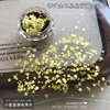 Lantejoulas Estrela Prata de Tamanhos Mistos Decorações para Nail Art Estrela Explosiva Coração Estrela de Cinco Pontas Adesivos Redondos para Decoração de Unhas