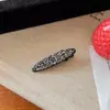 Pinza para el Cabello Pequeña de Alto Gama Estilo Hada con Diamantes Completos, Pinza para Flequillo, Pinza para el Pelo de la Frente, Mini Pinza de Pato, Accesorio para el Cabello de Barra Lateral