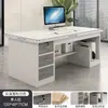 Mesa de Escritório Mesa de Chefe Mesa de Escritório Simples com Gaveta Estação de Trabalho 2025 Nova Luxo Acessível Mesa de Computador para Liderança