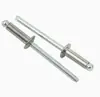 En Stock Remaches Ciegos Semi-Acero 304/45A Remaches Ciegos Tipo Abierto Cabeza Plana Redonda M3~M4.8