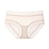 Ropa Interior de Encaje de Malla para Mujer 10A de Seda Antibacterial con Refuerzo Extendido, Sin Costuras, Elástica que Cubre la Cadera, Secado Rápido, Pura Pasión Ropa Interior para Mujer