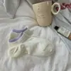 Calcetines de Verano Estilo Ins Combinación de Colores para Mujer, Malla Fina Transpirable, Calcetas Tipo Barco, Color Sólido, Algodón Peinado, Calcetines Deportivos Blancos para Hombre