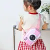 Bolsa de Pecho Creativa con Forma de Cámara para Niños y Niñas, Linda Bolsa Cruzada para Bebé con Luz, Nueva Bolsa Ligera de Cáscara Dura para Niños