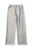 Ropa para Hombre Maple House / Primavera/Verano 2026 Nuevos Pantalones Largos Casuales de Lino Ligero de Pierna Recta, Estilo Americano Holgado, Ligeramente Anchos