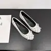 Zapatos Planos para Mujer con Lazo de Lunares que Aumentan la Altura 5 cm Nuevo Estilo 2026 Zapatos Mary Jane de Gamuza sin Cordones Inspirados en Chanel