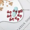 Celebriade da Internet Explosiva Arte de Unha Imitação de Cerâmica Flor de Cinco Pétalas Cor Sólida Flor Moinho de Vento Macaron Misturado com Brilho Resina Color Sólida Decoração