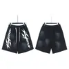 Marca de moda europeia e americana Hellstar Hell Star de verão para lazer esportivo shorts de água masculinos e femininos