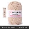 Nuevo gorro y bufanda de cuatro hebras de algodón con leche de 25 g de lana, tejido a mano, para muñecas, venta al por mayor